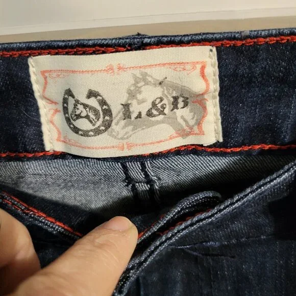 L&B LUCKY & BLESSED STACKED SKINNY JEANS SZ 10 NWT - Picture 3 of 6